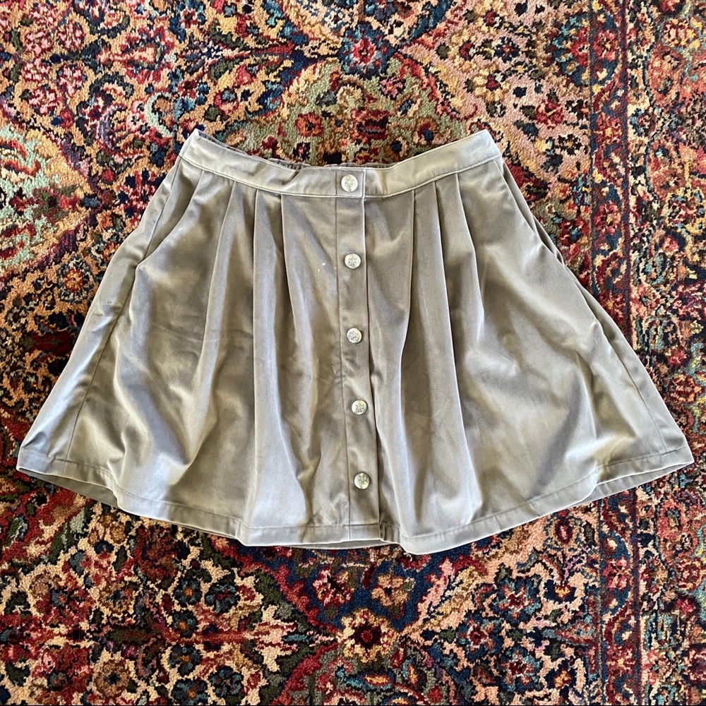 Tuesday Bassen Silver Summer Scout Skirt size L